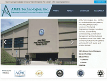 Tablet Screenshot of ameltech.com